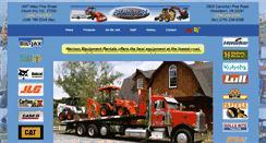 Desktop Screenshot of horizonequipmentrentals.com